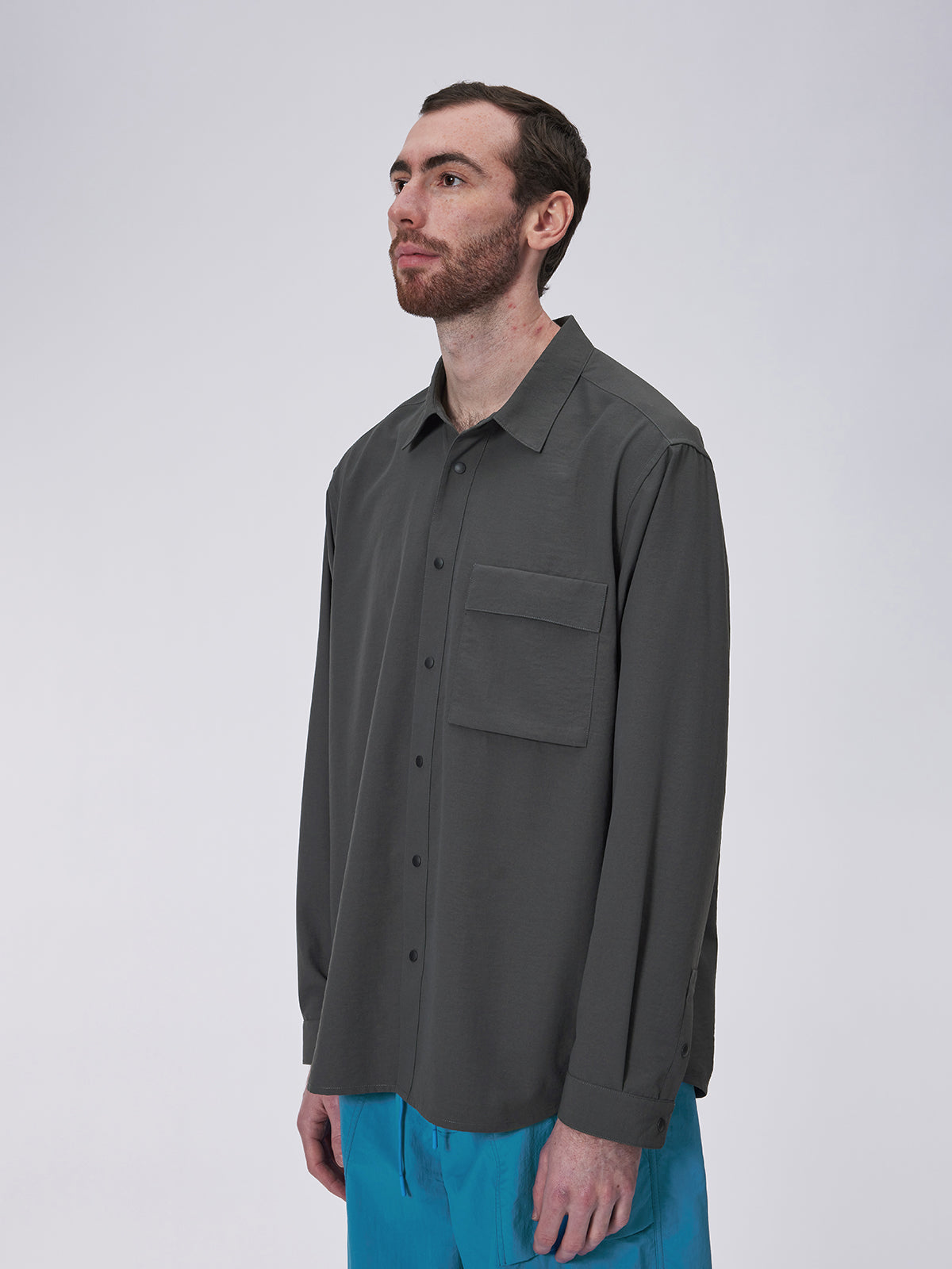 UV-cut wrinkle-resistant shirt