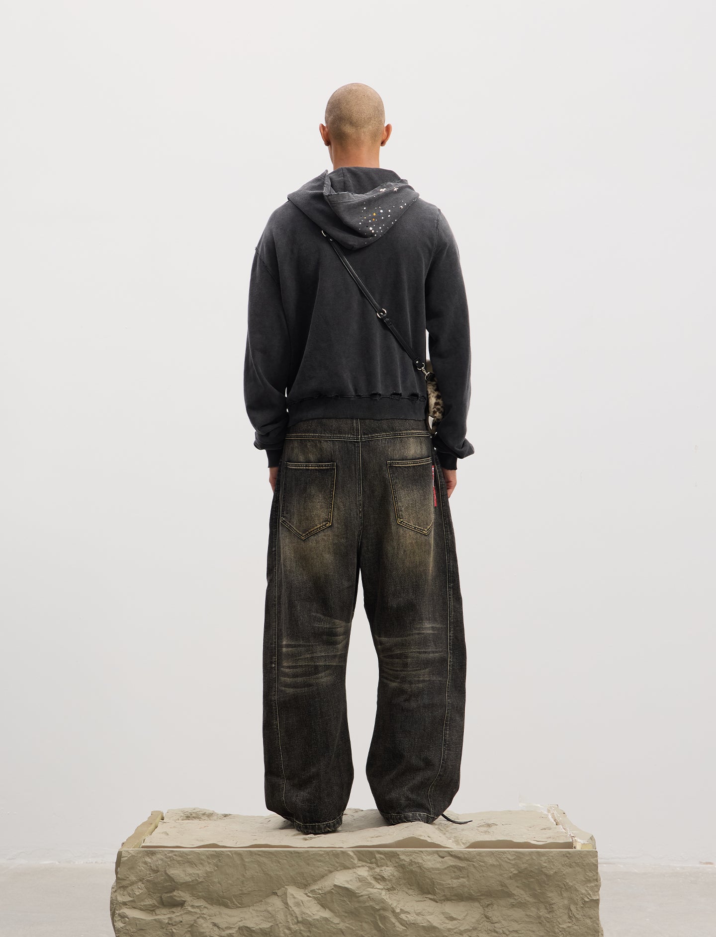 Heavy-Duty Distressed Jeans