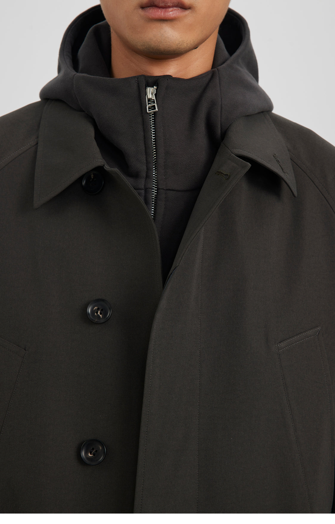 High-end mid-length coat