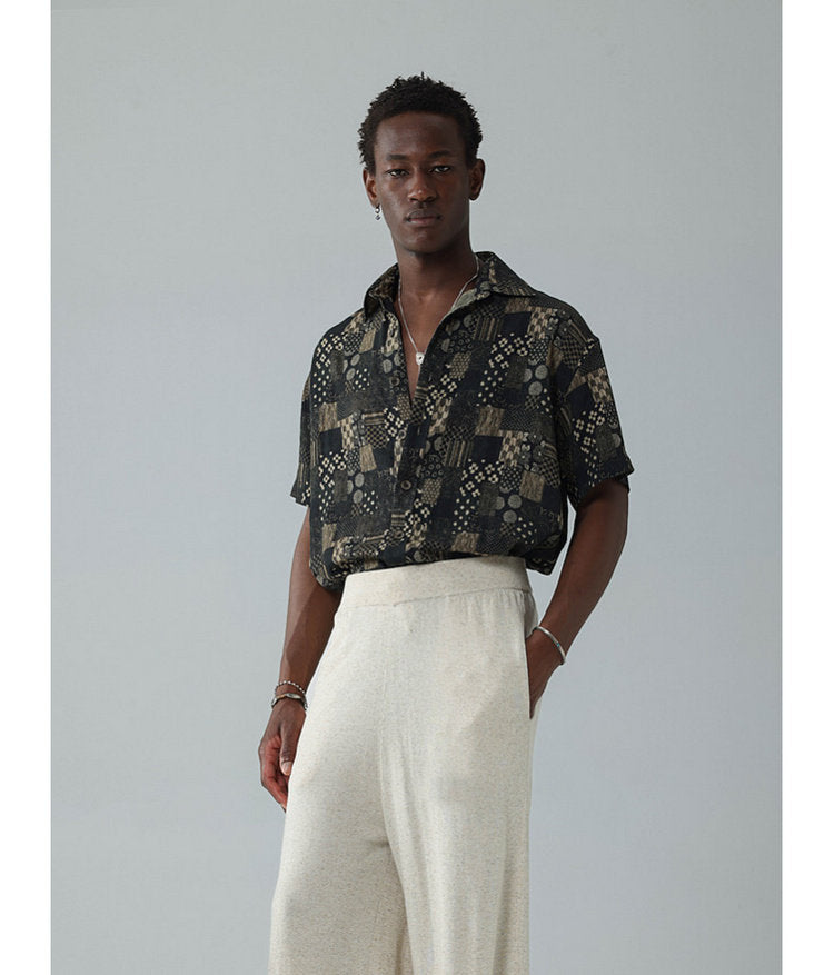 Vintage-style linen shirt