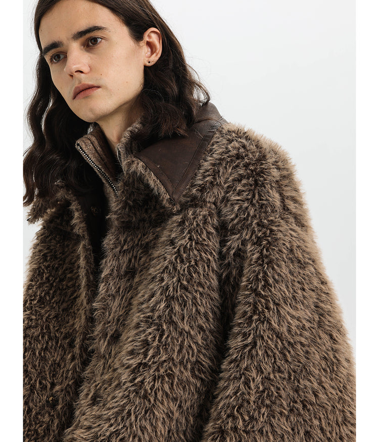 Reversible Faux Fur Jacket