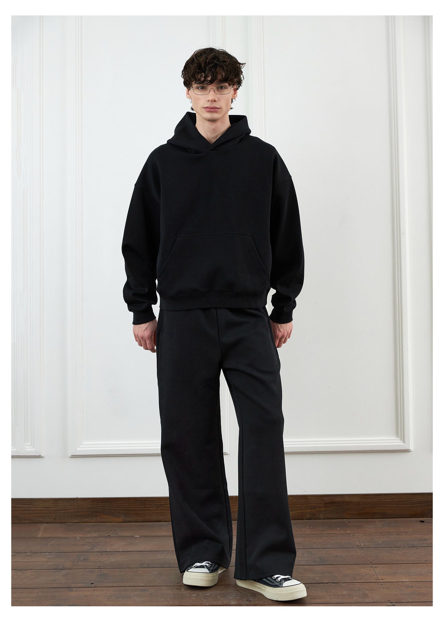 Short-Length Box Hoodie Set