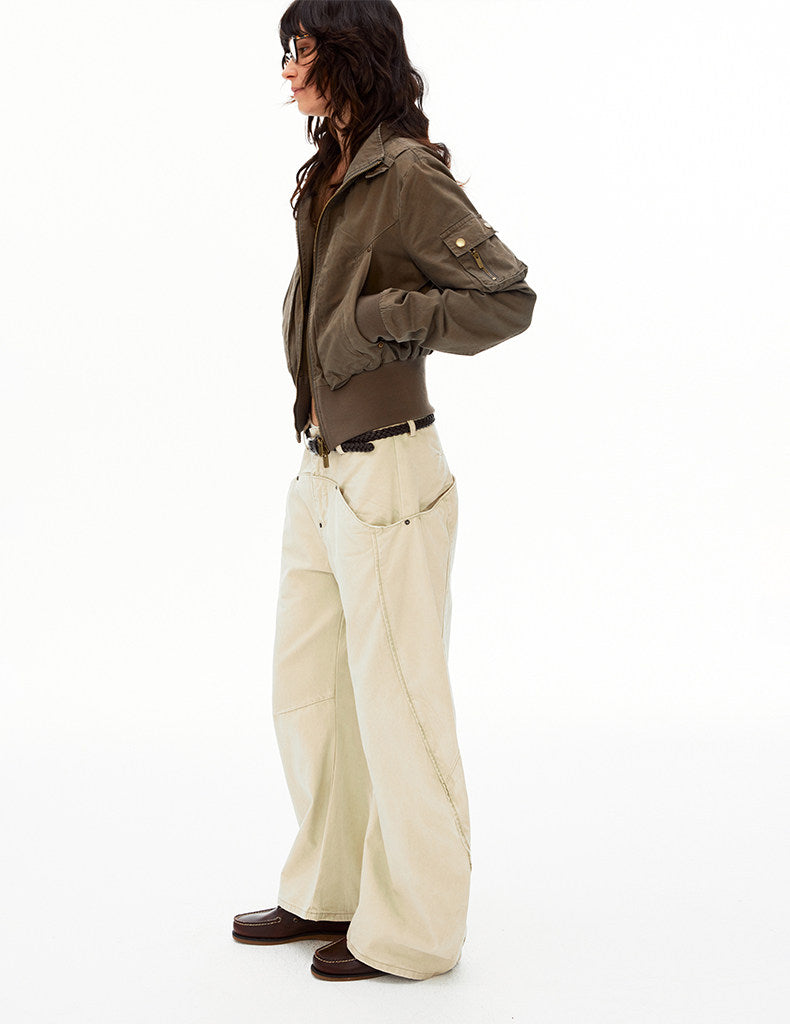Retro-Cut Casual Pants