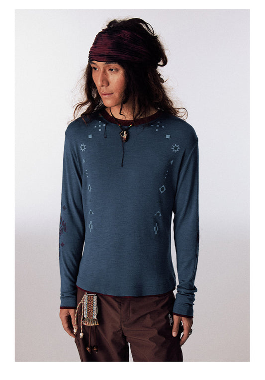 Patchwork Faux Two-Piece T-Shirt