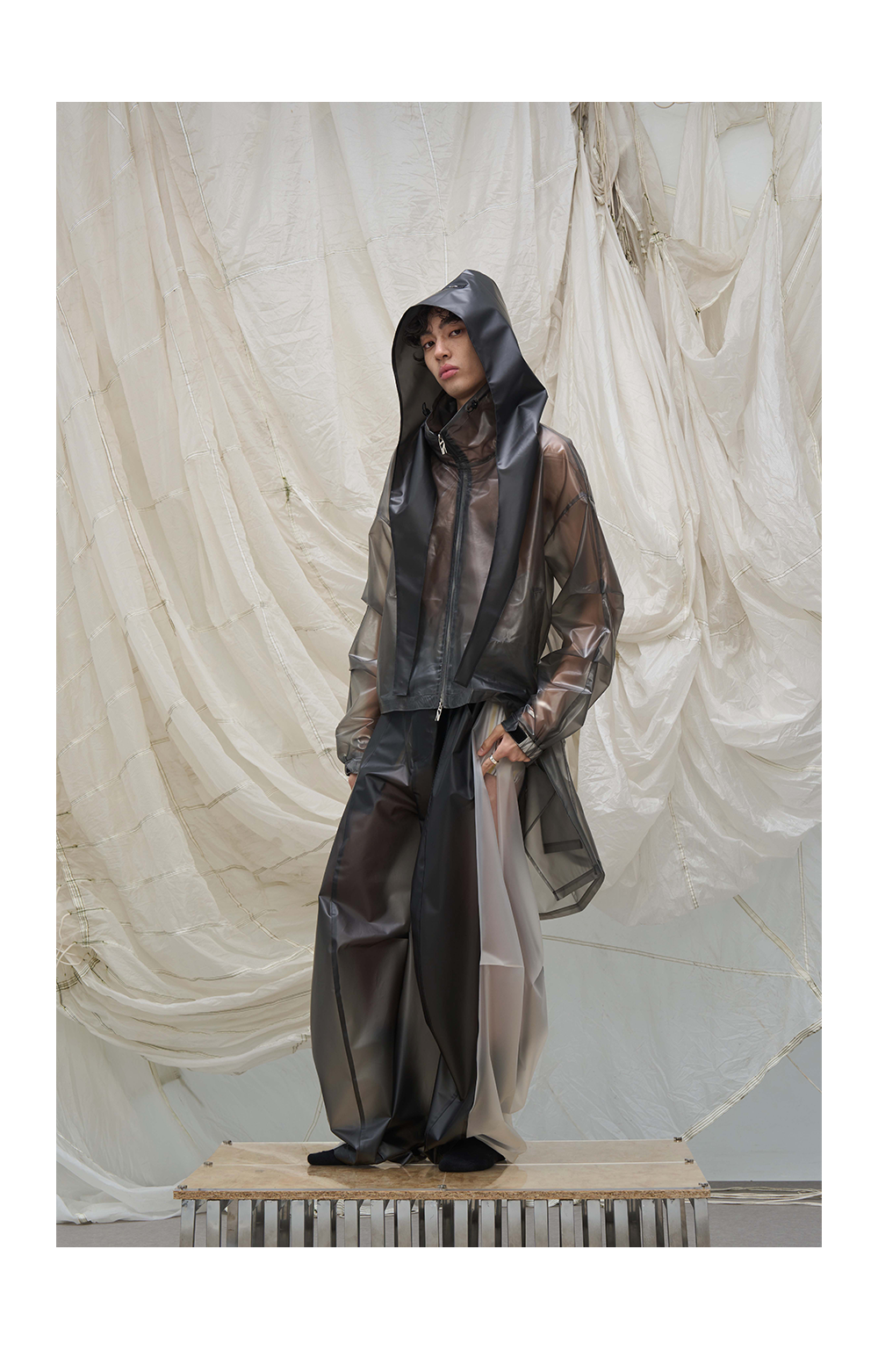 Machete Silhouette Rain Pants