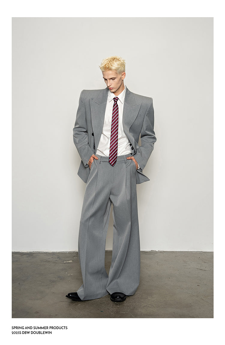 Premium Straight-Shoulder Suit