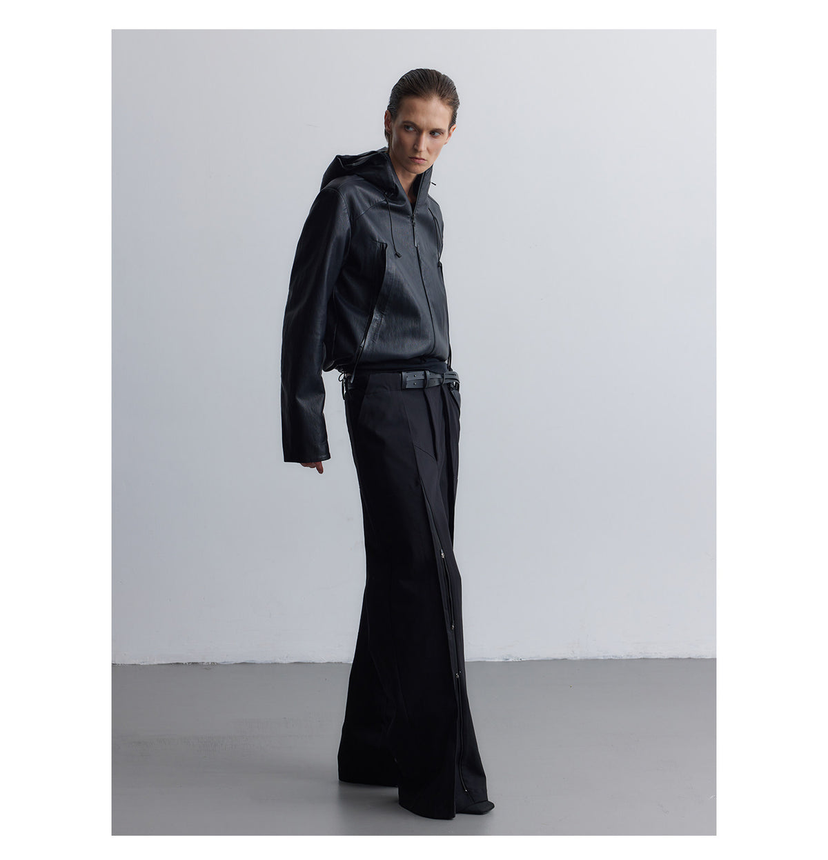 Casual Pants with Three Adjustable Zippers