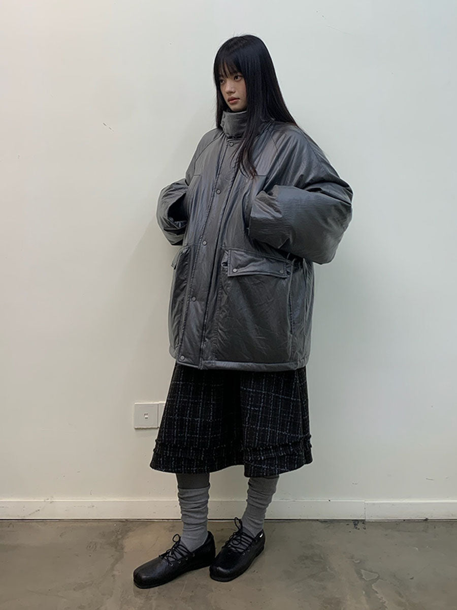 Loose-fitting casual cotton jacket