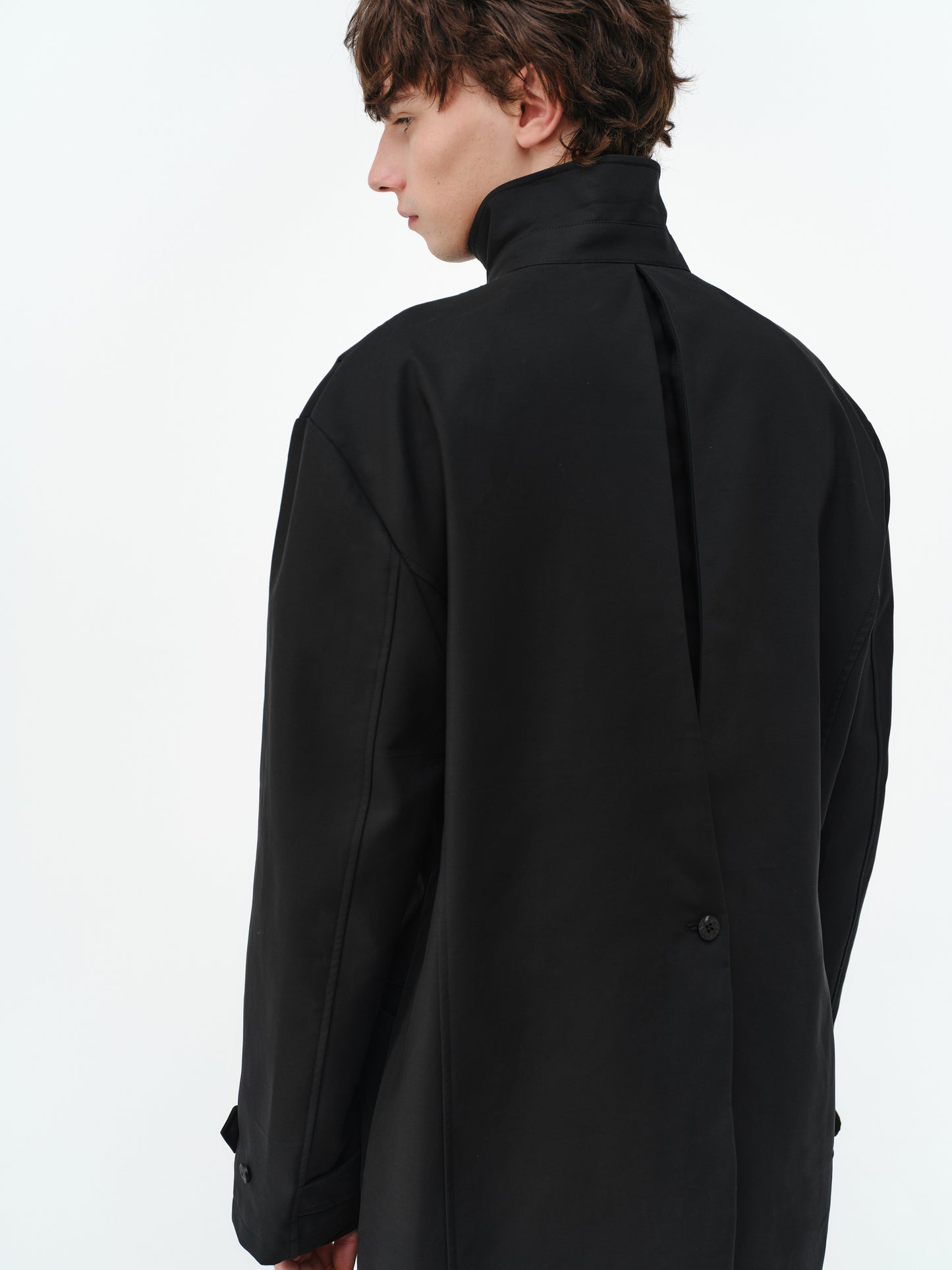 Multi-Shape Collar Coat