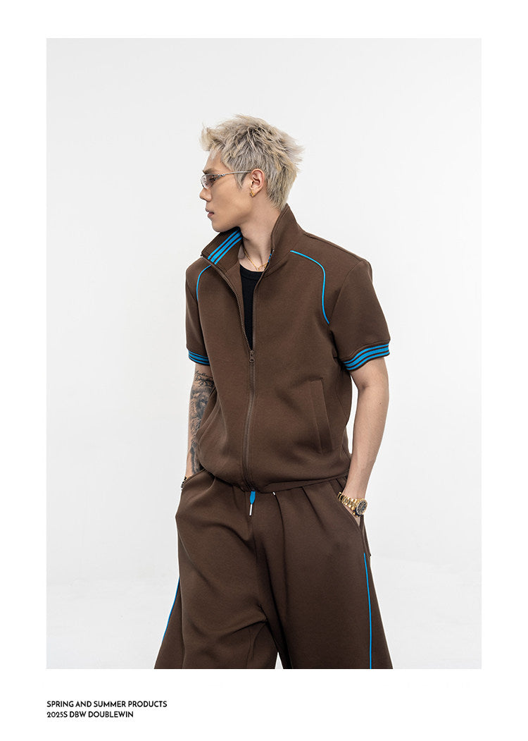 Relaxed Casual Jacket Set