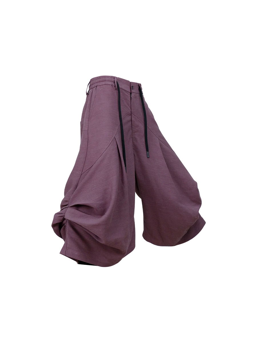 Deconstructed Cropped Pants