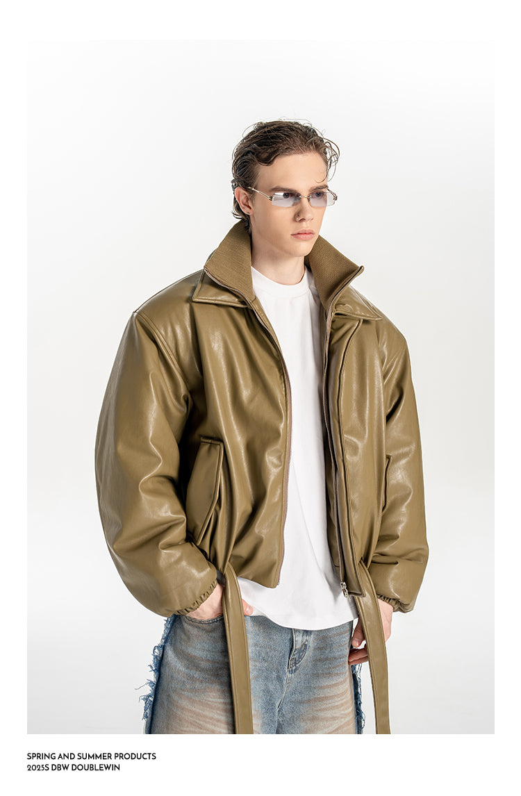 Glossy Double-Layer Color Jacket