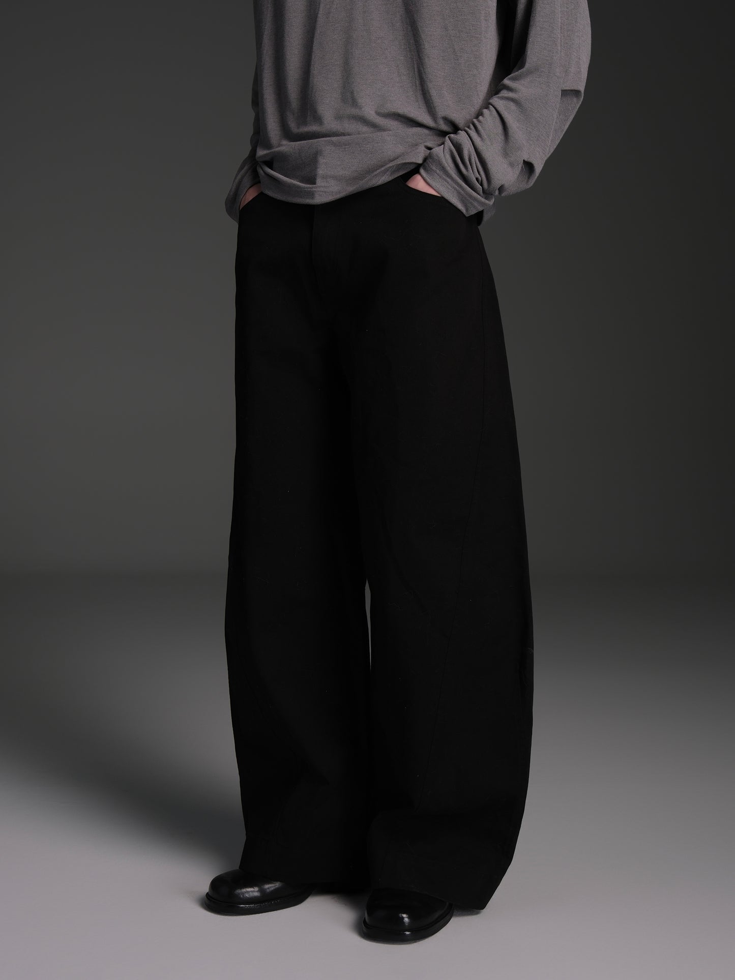 Wide leg casual pants