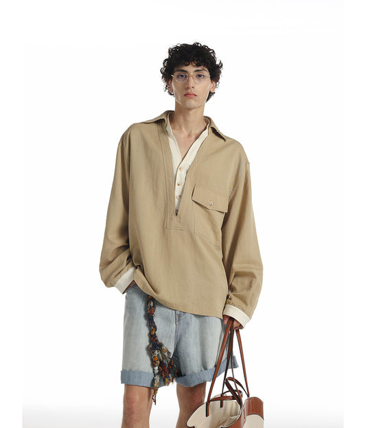 Fake Two-Piece Shirt