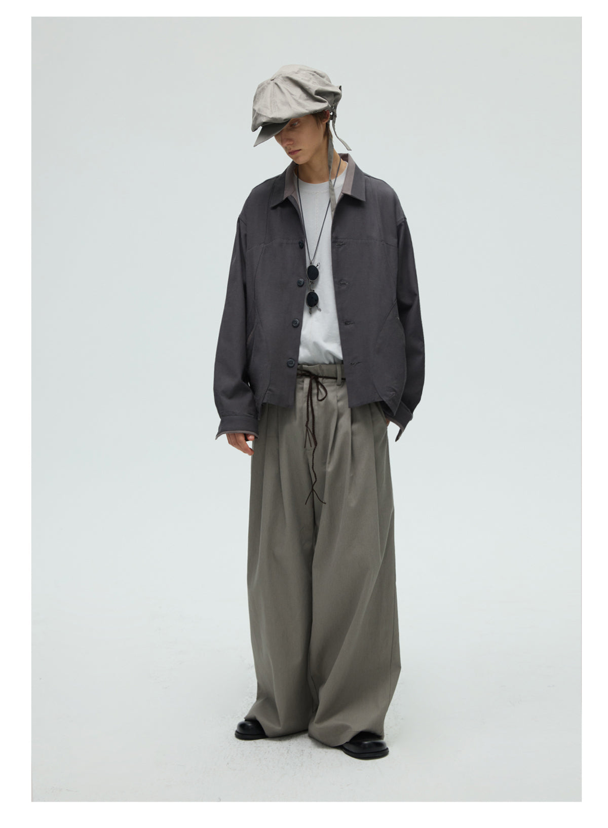 Elastic Waist Casual Pants