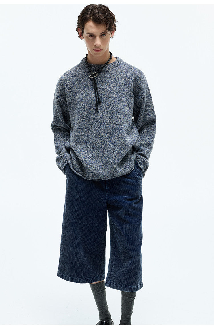 Classic Narrow Crew Neck Sweater