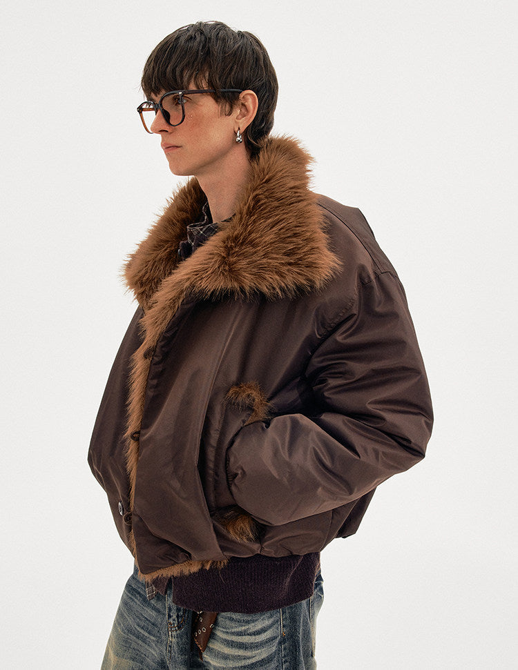 Mountain Carving Cotton Jacket