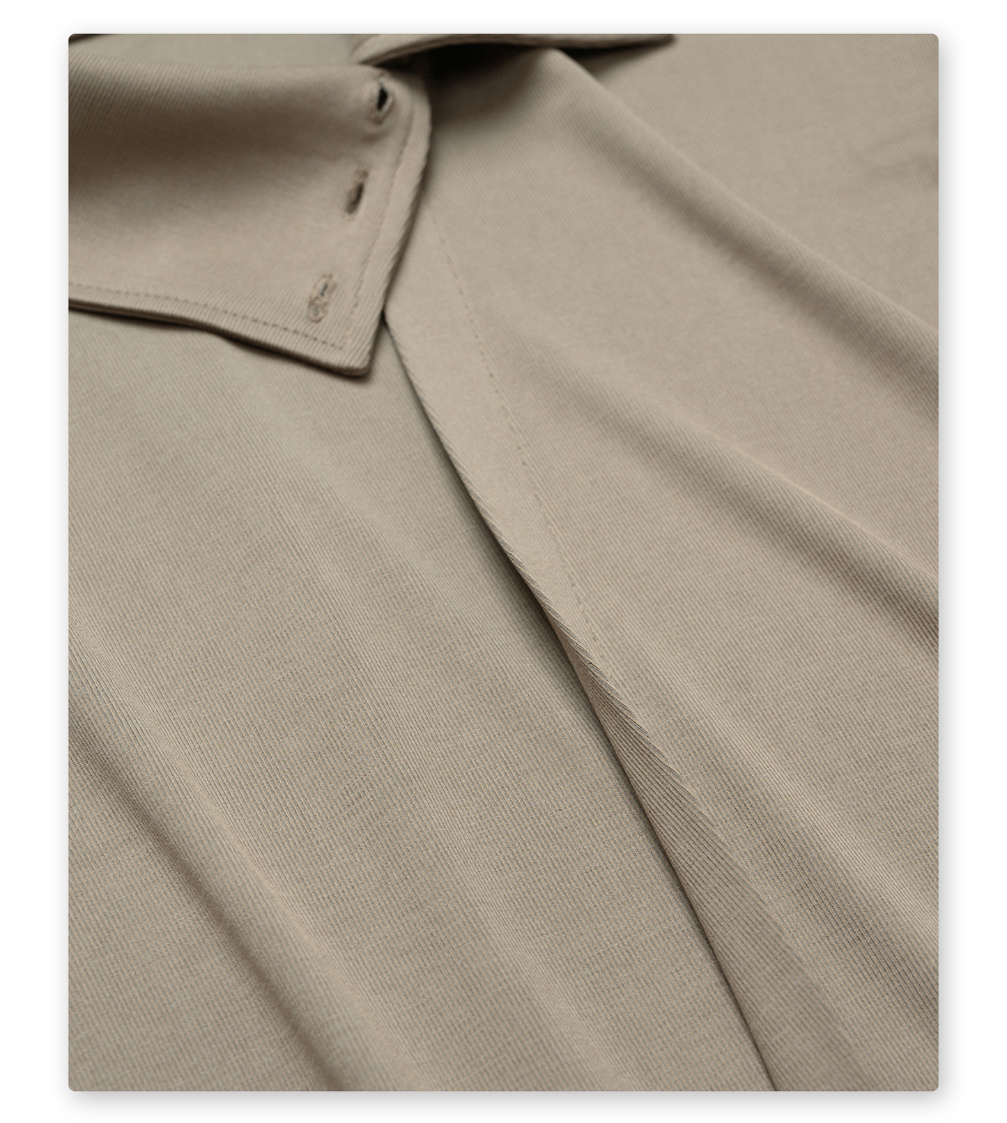 Asymmetrical Collar Deconstructed Shirt