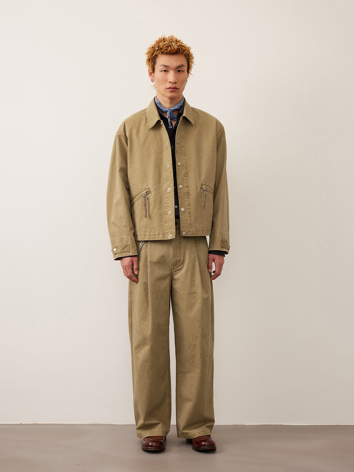 Washed Damaged Coach Jacket