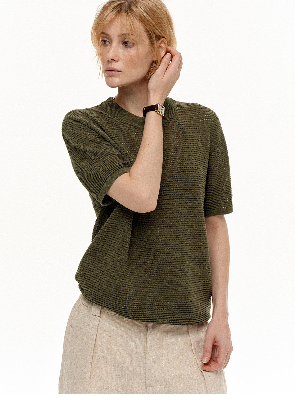 Mesh Short-Sleeve T-Shirt