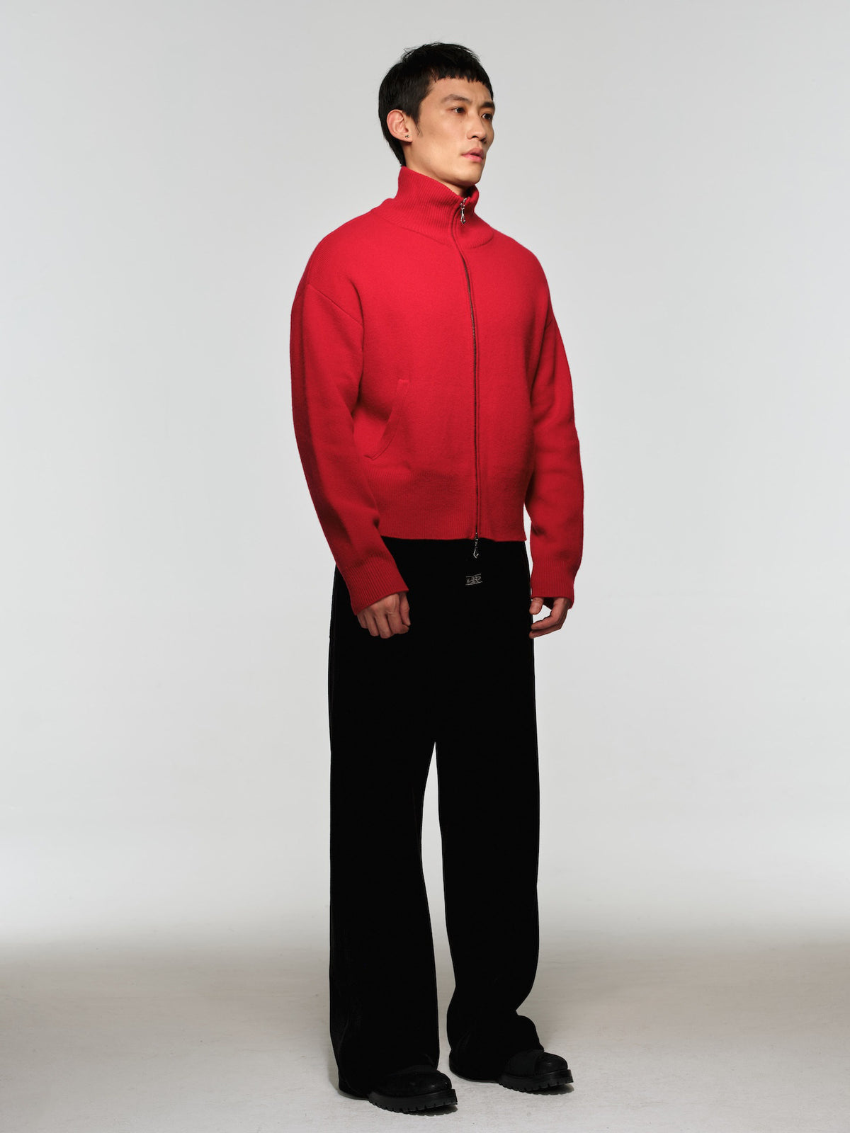 Ultra-Low-Rise Corduroy Casual Pants
