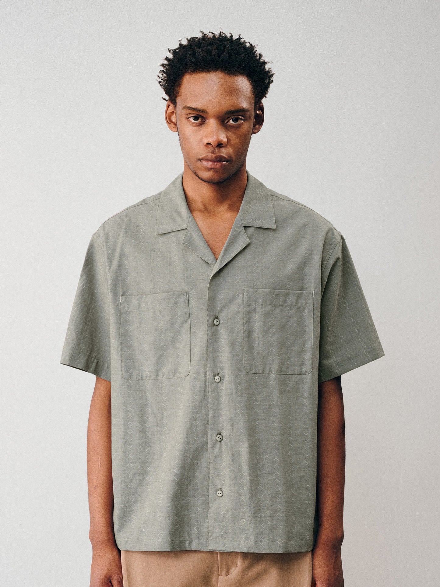 Hemp Cuban Collar Shirt