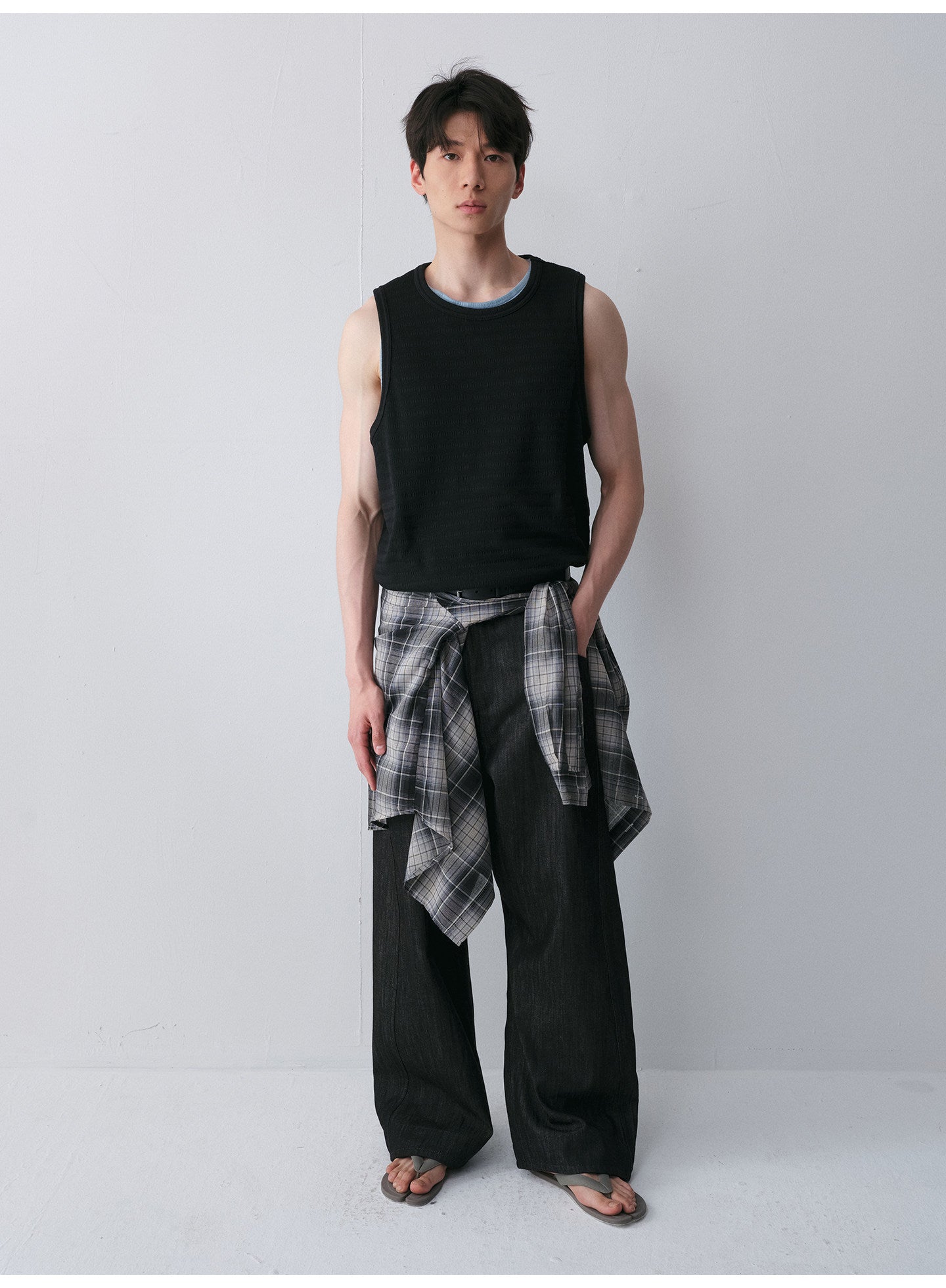 Cotton-Blend Tank Top
