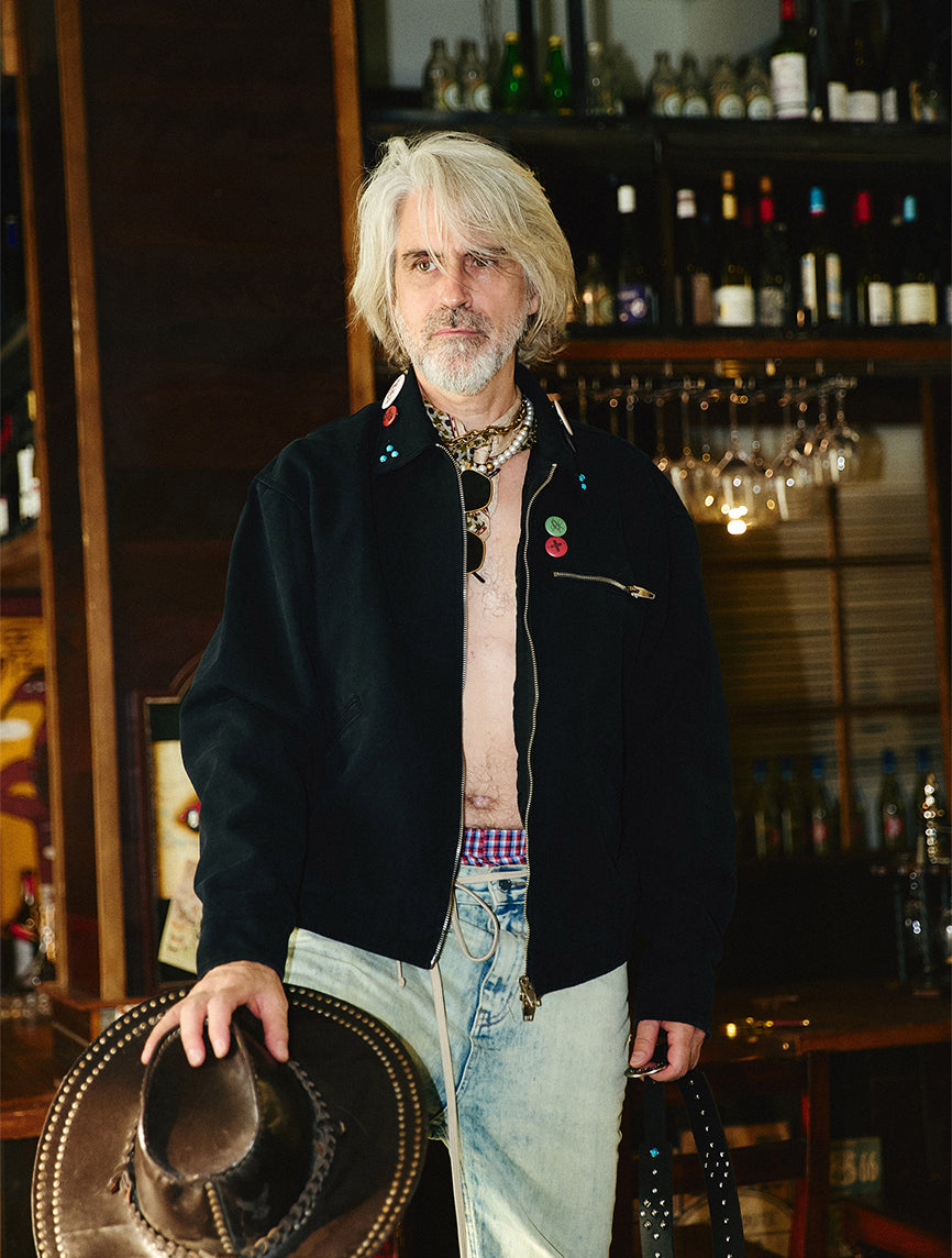 Vintage lapel washed jacket