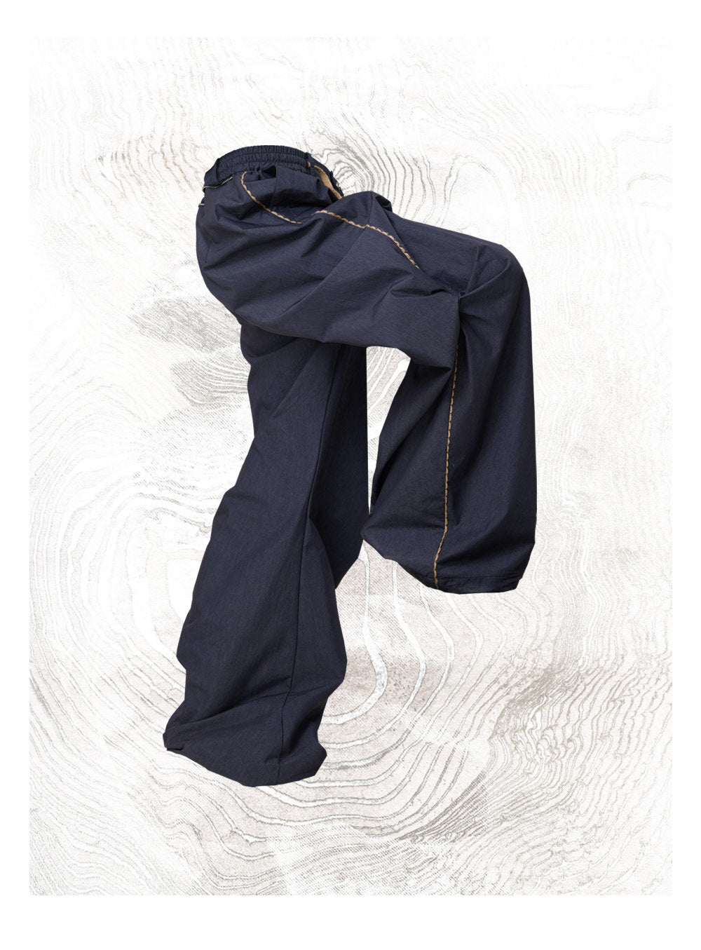 Loose-Fit Paratrooper Pants with Drawstring