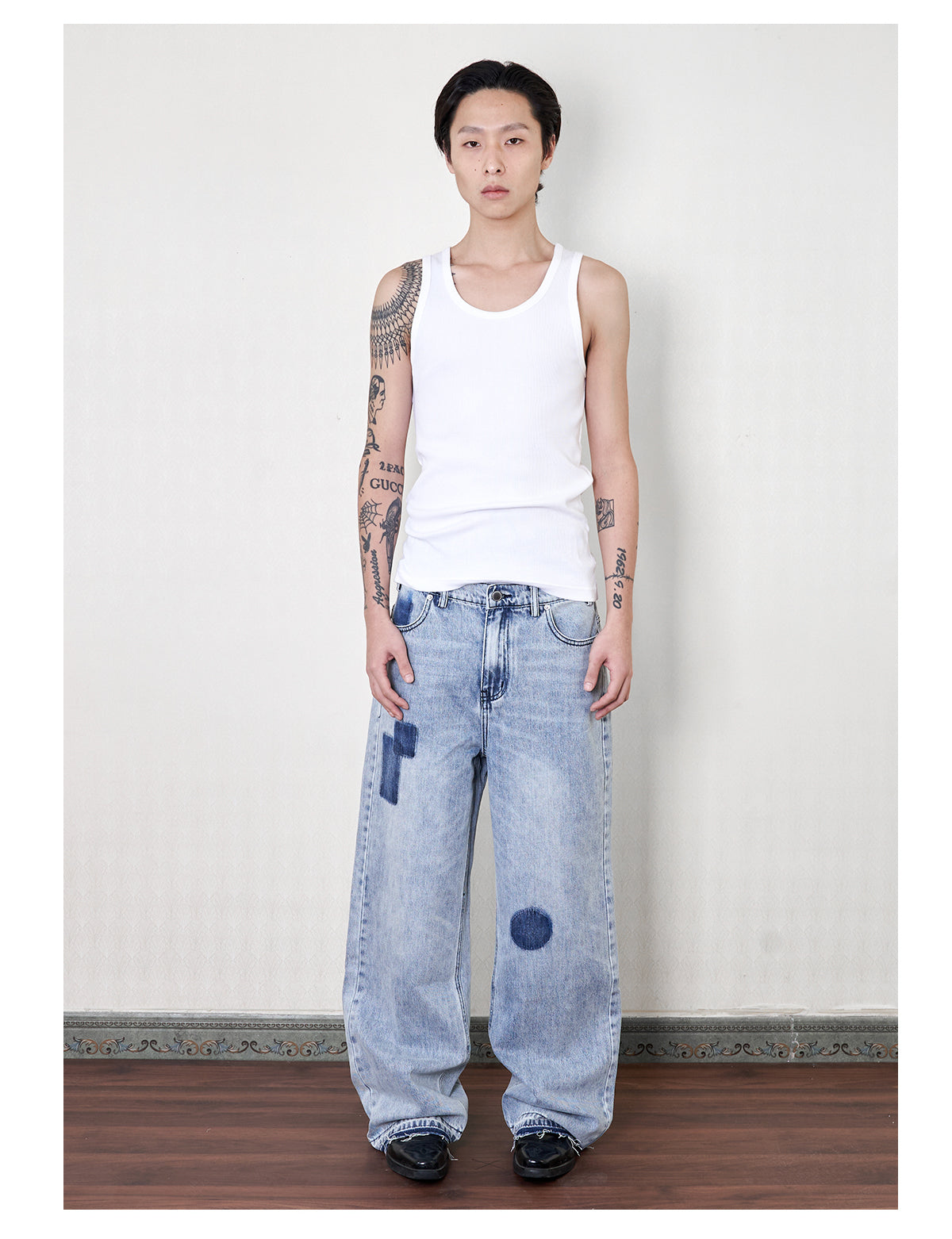 Cotton Patch Straight Jeans