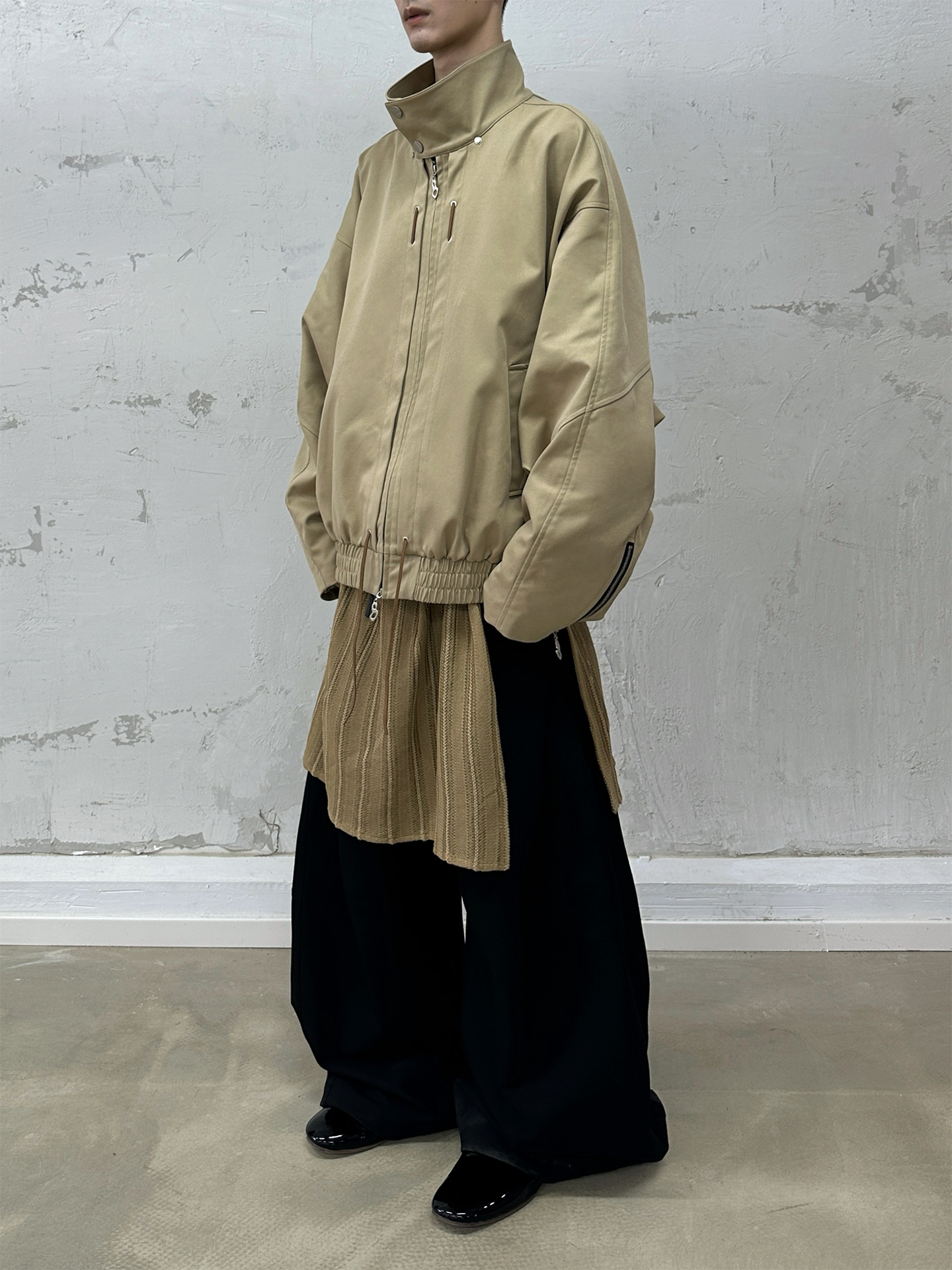 Detachable Hood Harrington Jacket