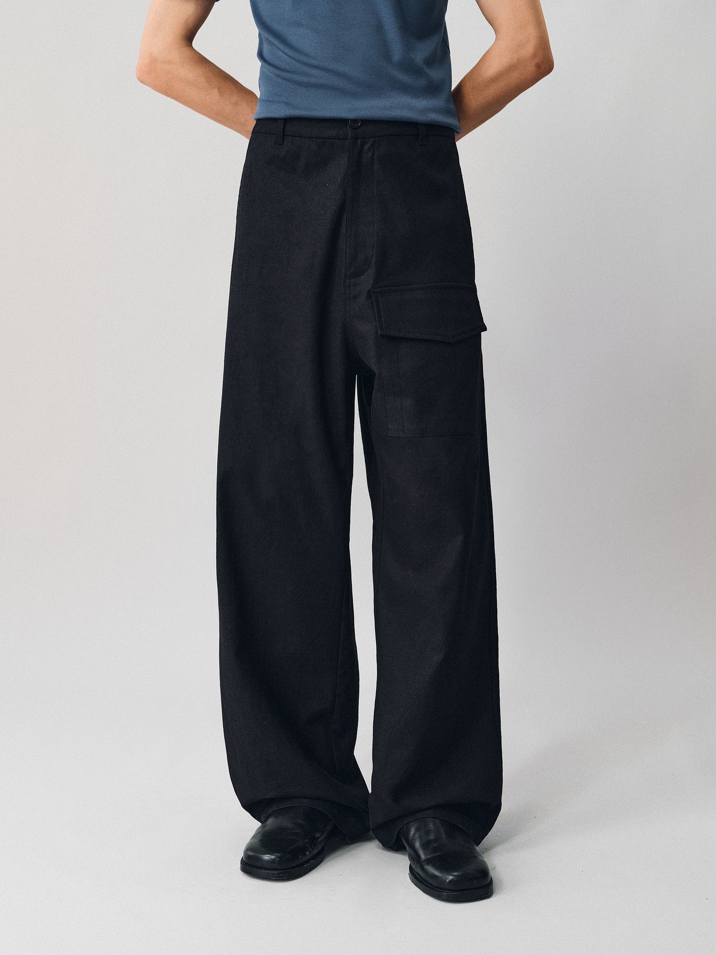Work Pants with Patch Pockets