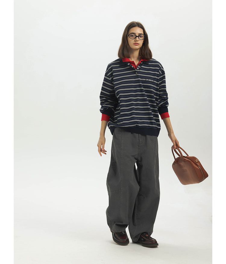 Retro College Polo Shirt