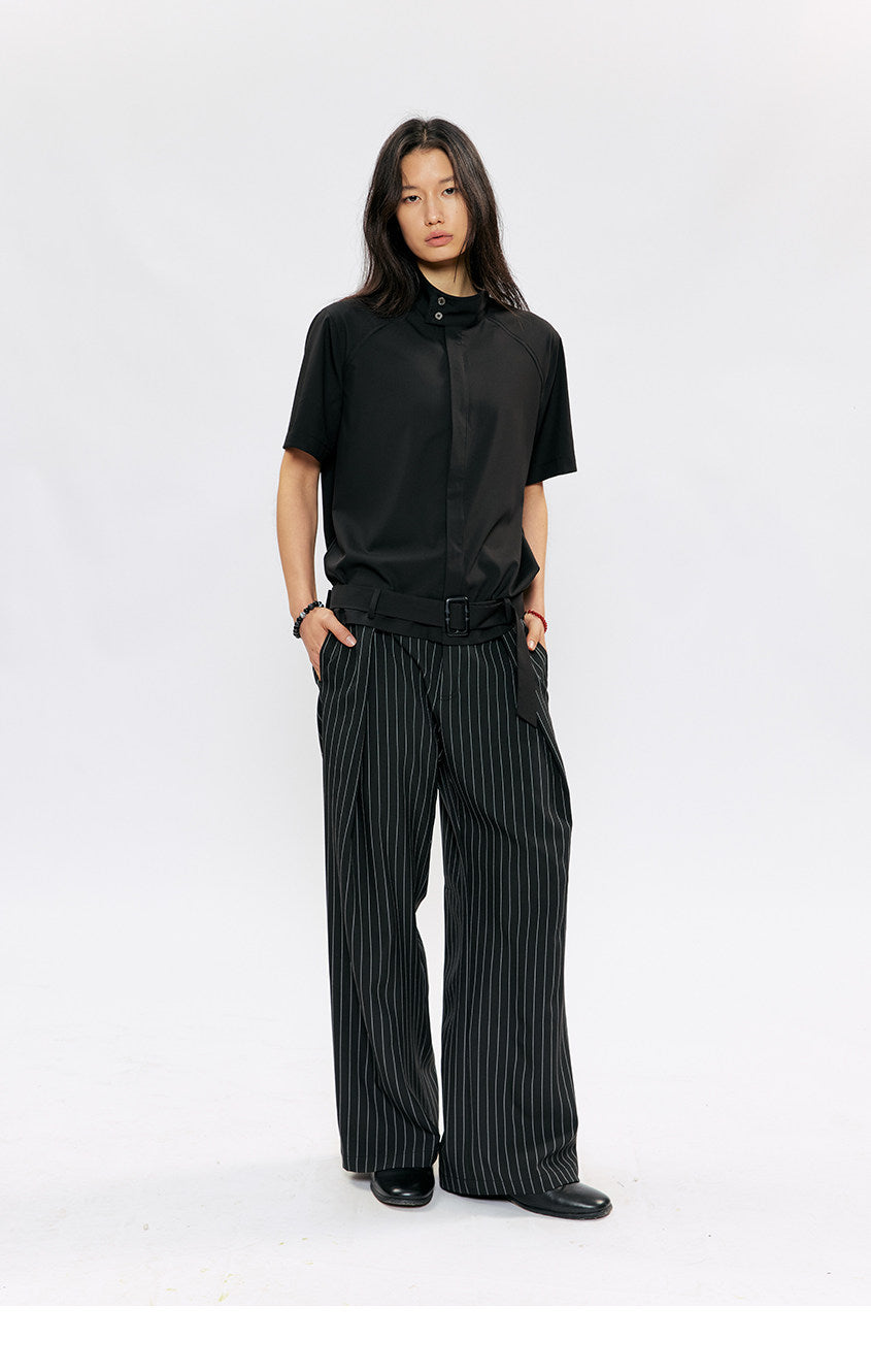 Casual Shirt with Adjustable Strap
