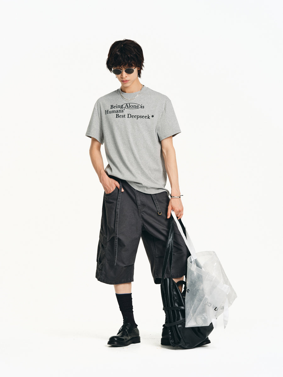 Slogan Print T-Shirt