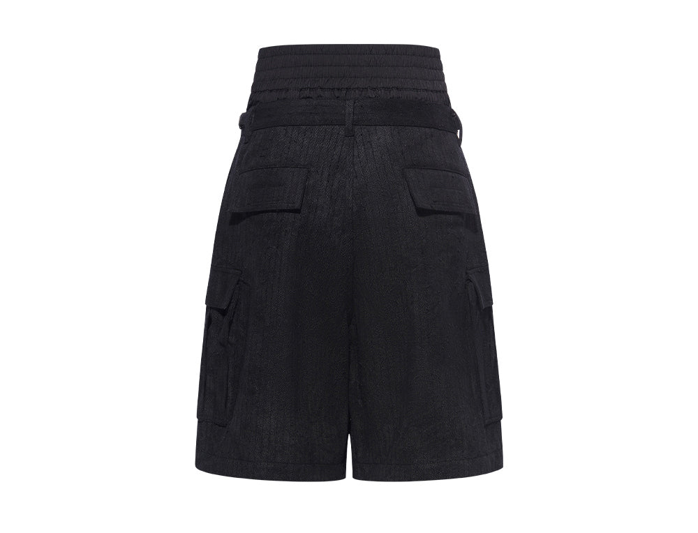 Double Waist Multipocket Casual Pants