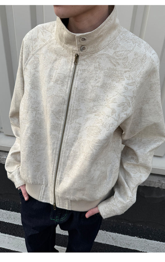 Versatile stand collar jacket