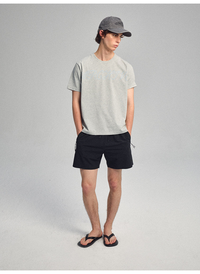 Narrow Round-Neck Standard T-Shirt