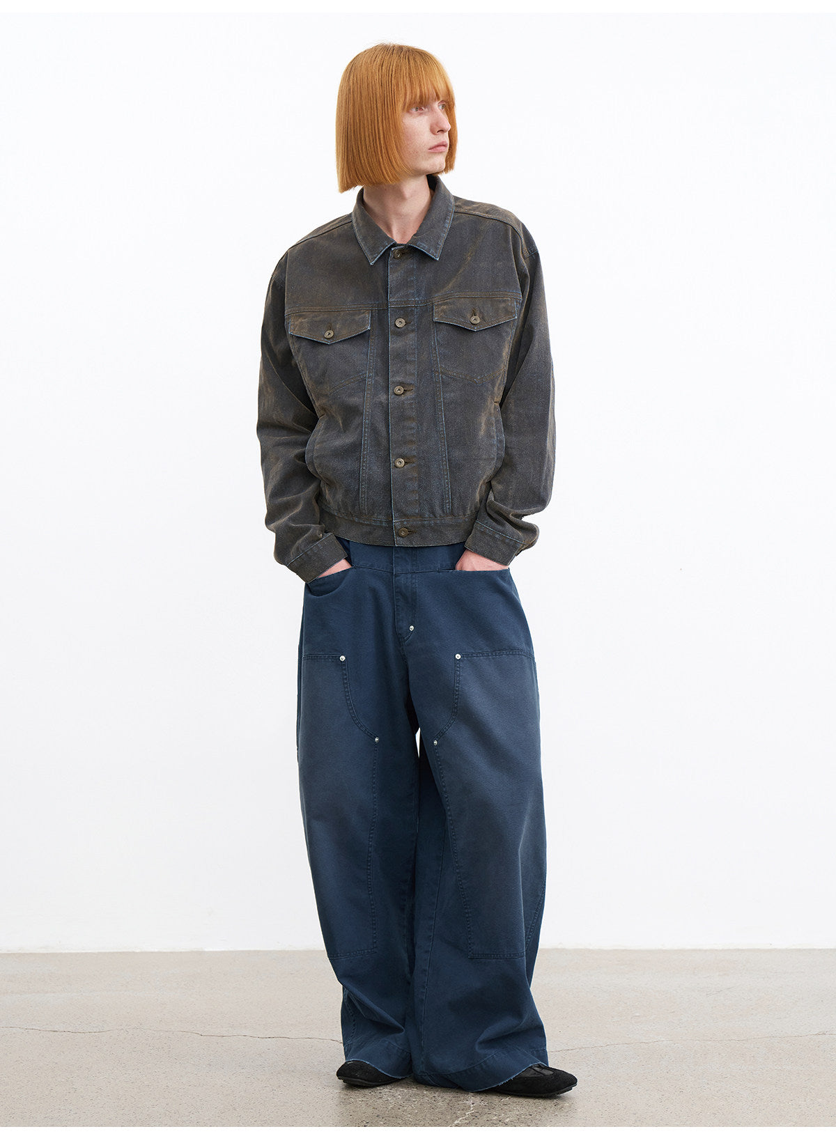 Wash-Finish Denim Jacket
