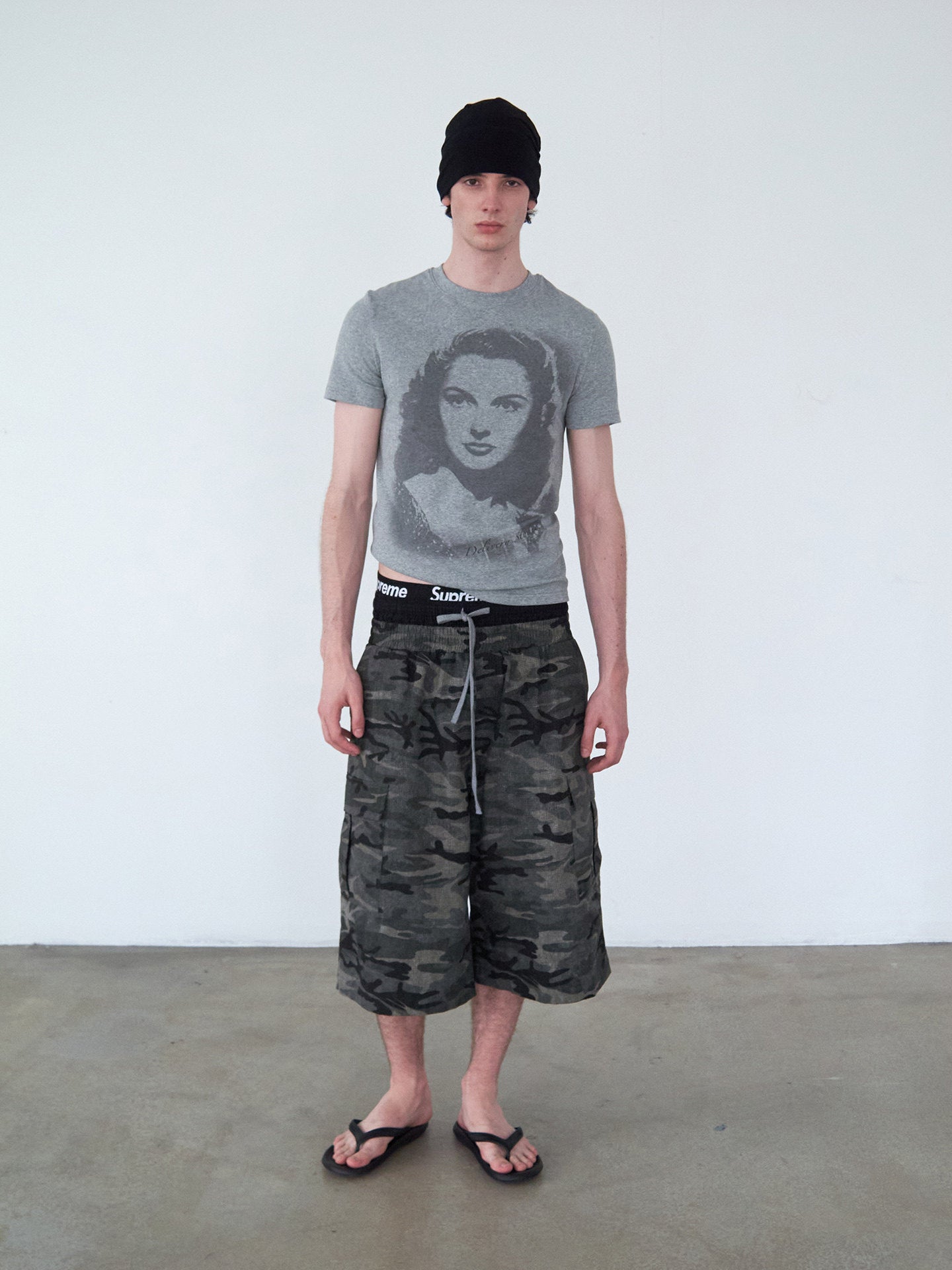 Vintage Portrait Print T-Shirt