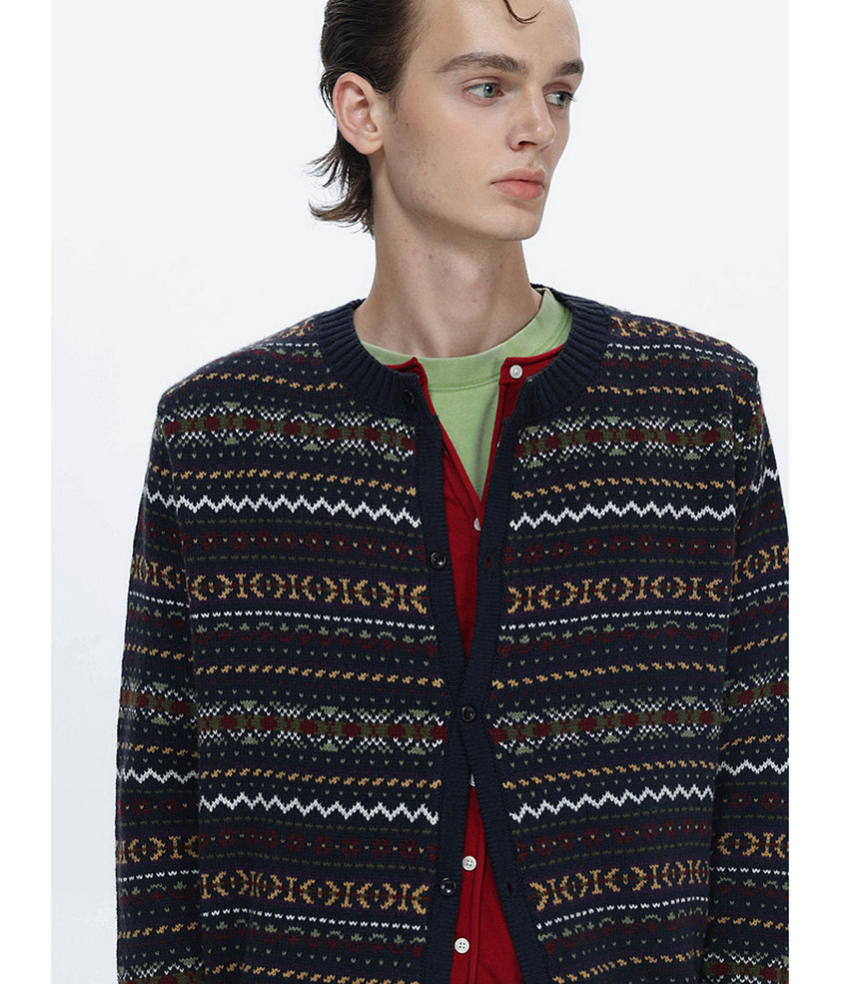 Short-Length Waist-Cinched Cardigan