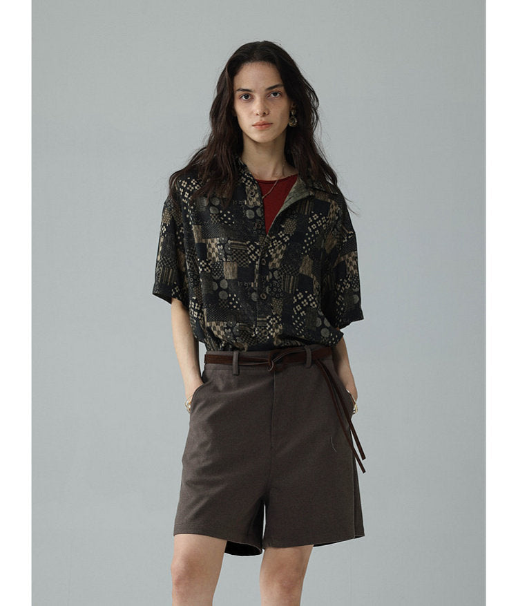 Vintage-style linen shirt