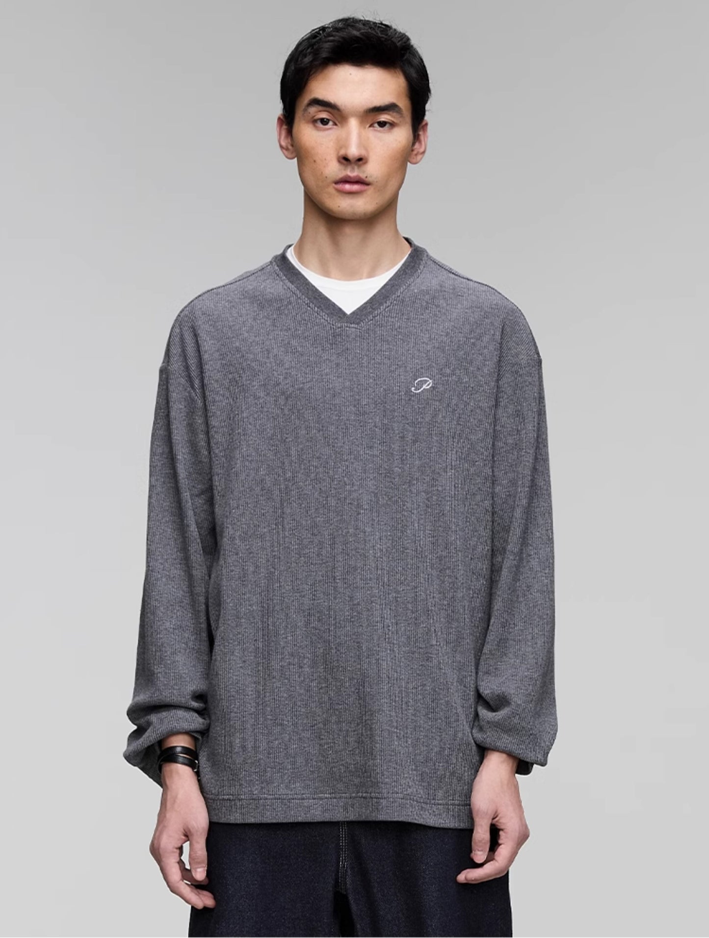 Waffle Embroidery T-Shirt