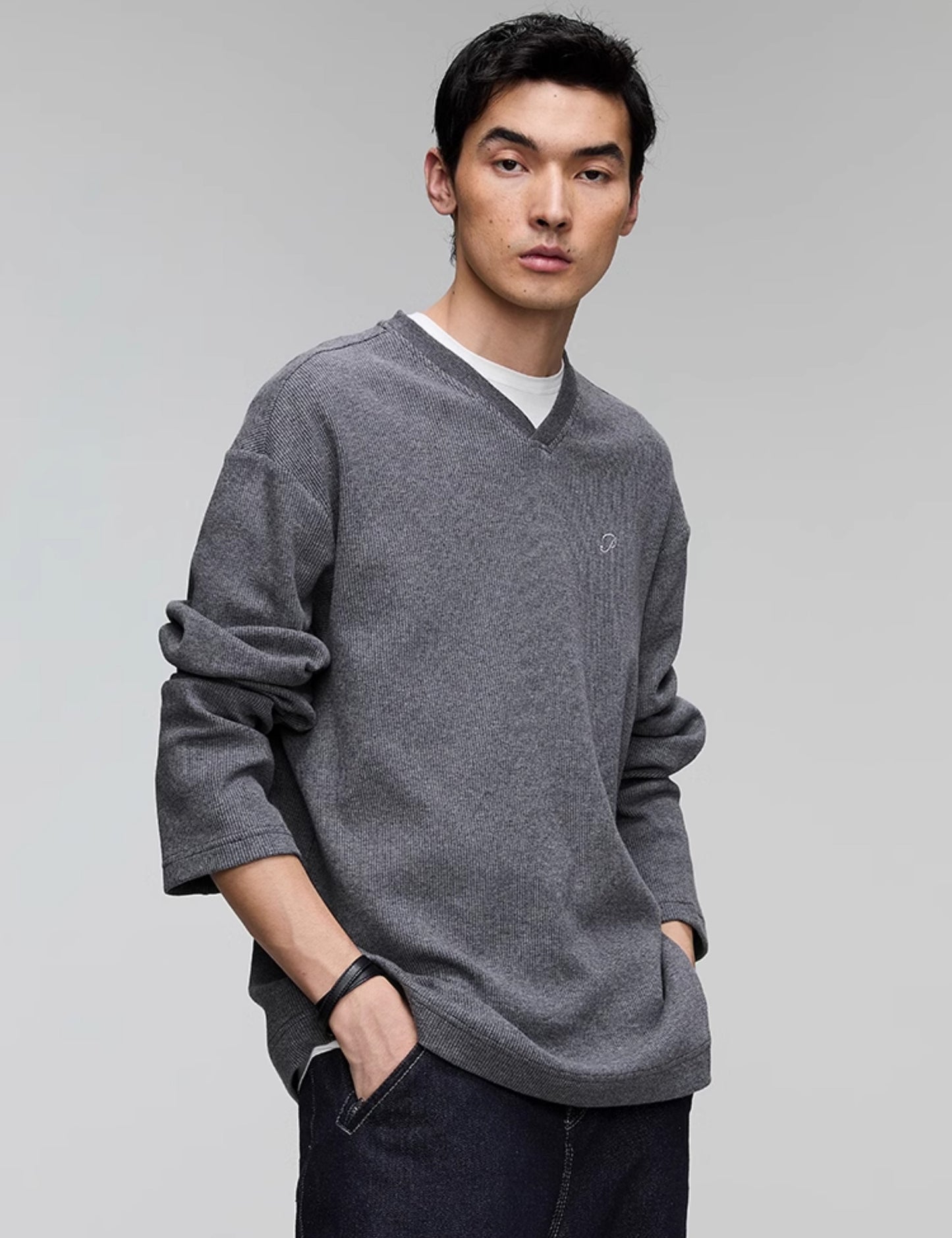 Waffle Embroidery T-Shirt