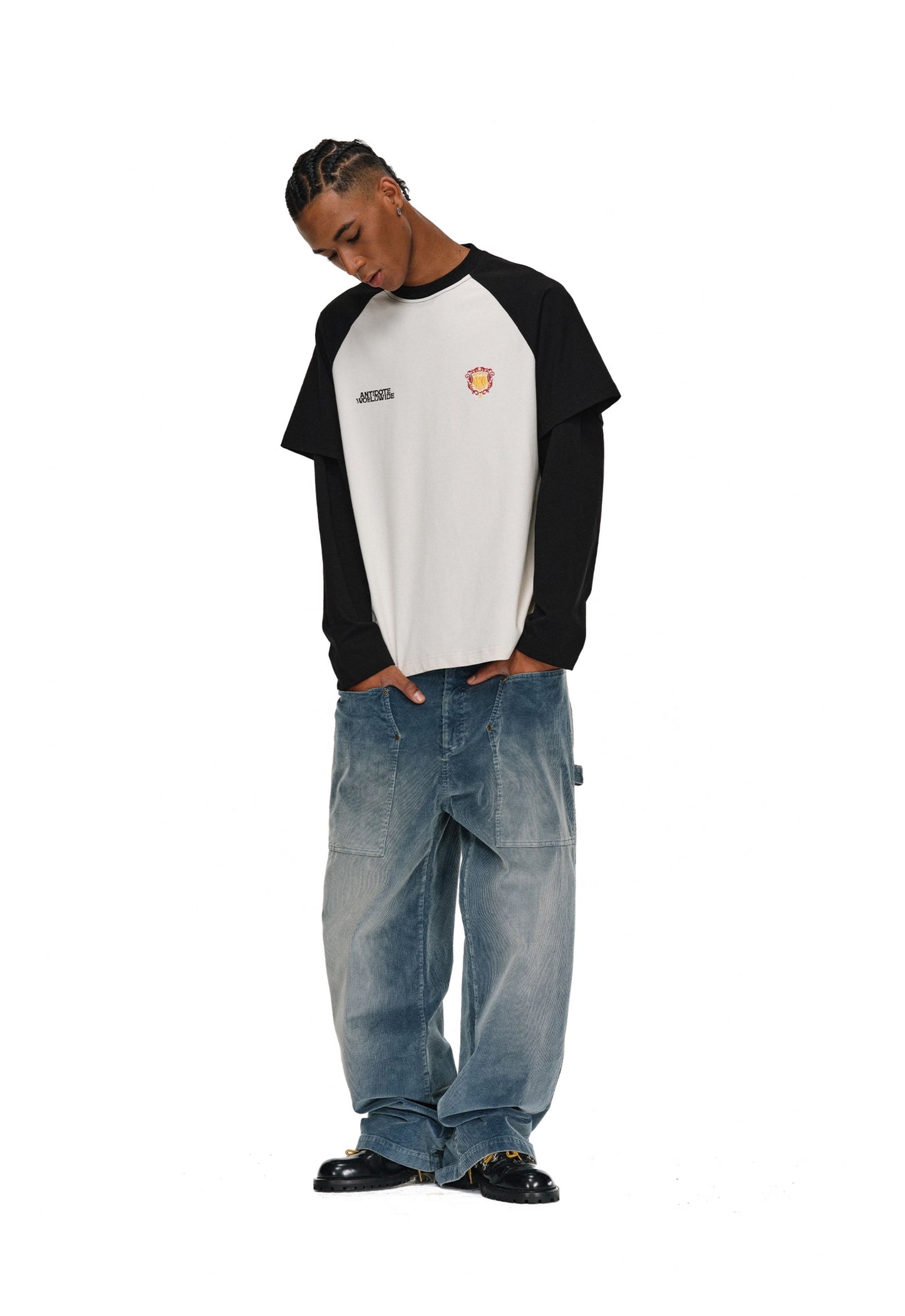 Wash-processed Corduroy Casual Pants