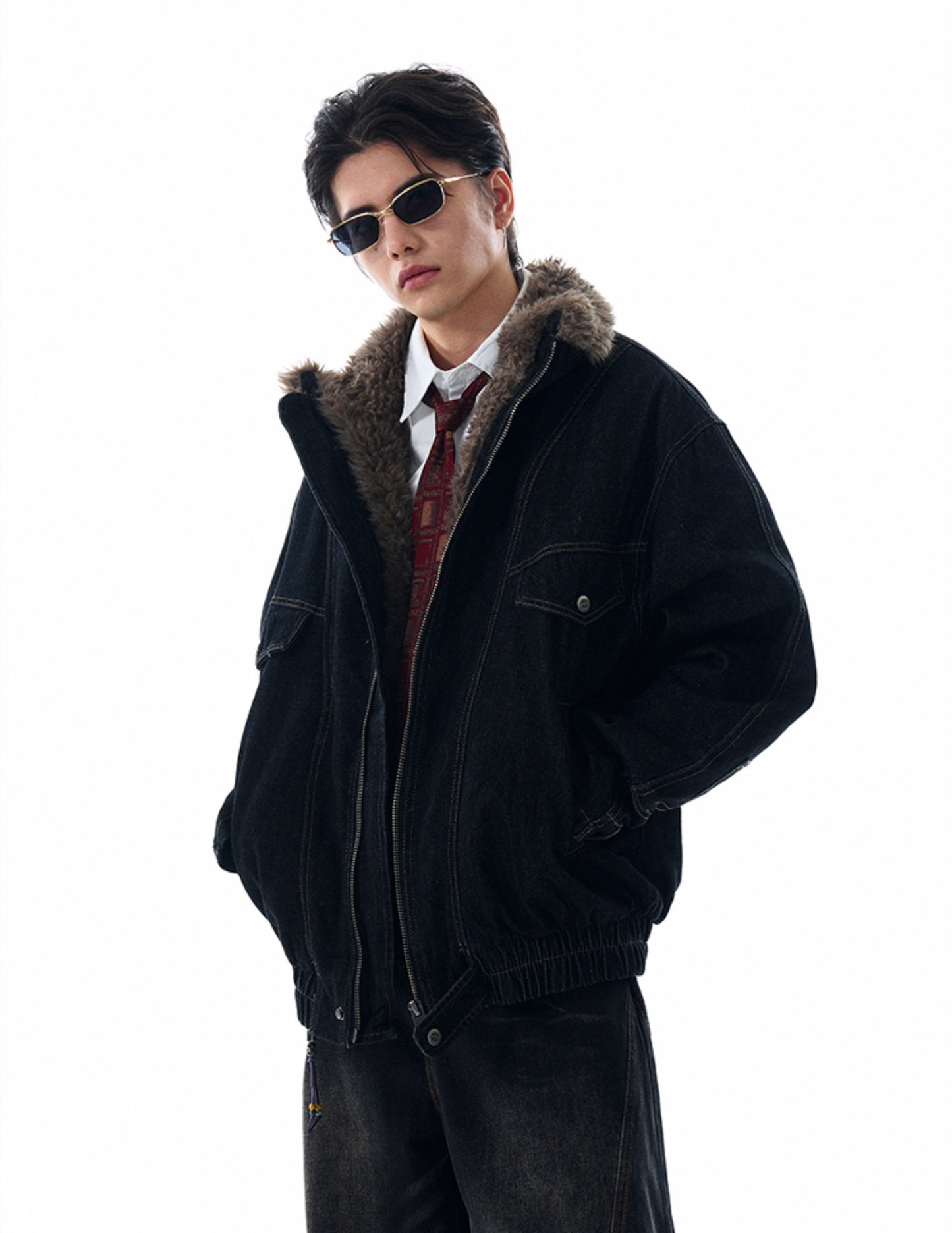 Heavy Washed Denim Jacket