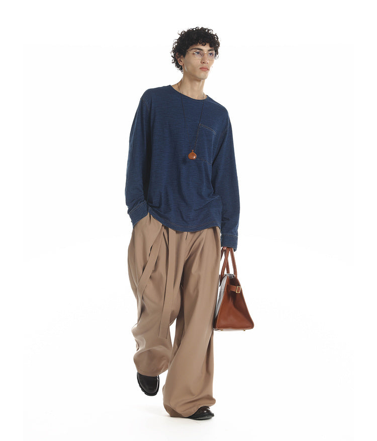 Lightweight round neck T-shirt