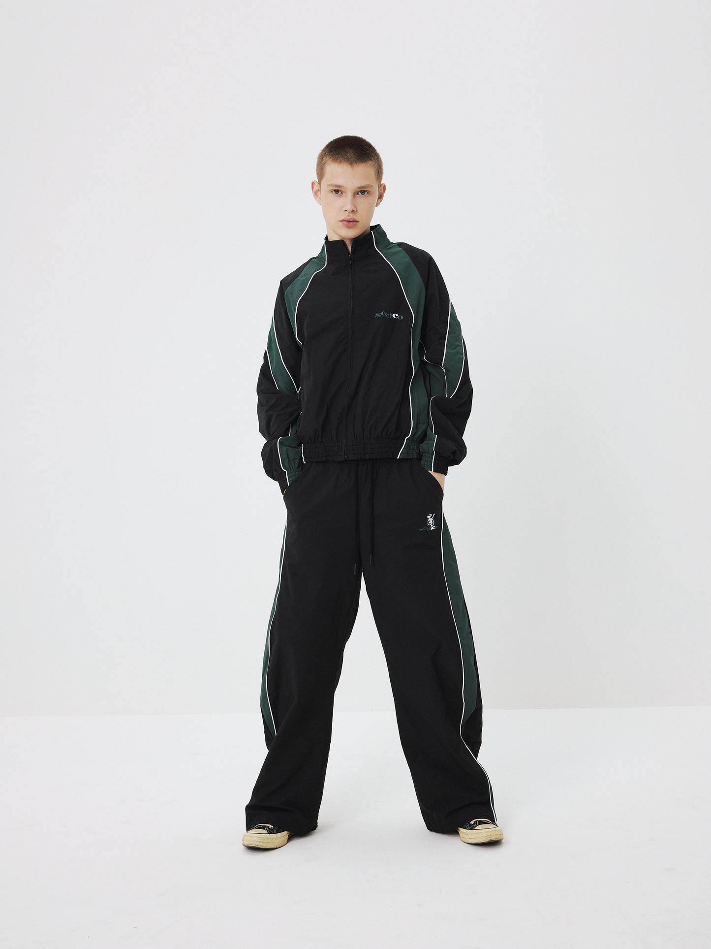 Curvy Wide-Leg Sweatpants