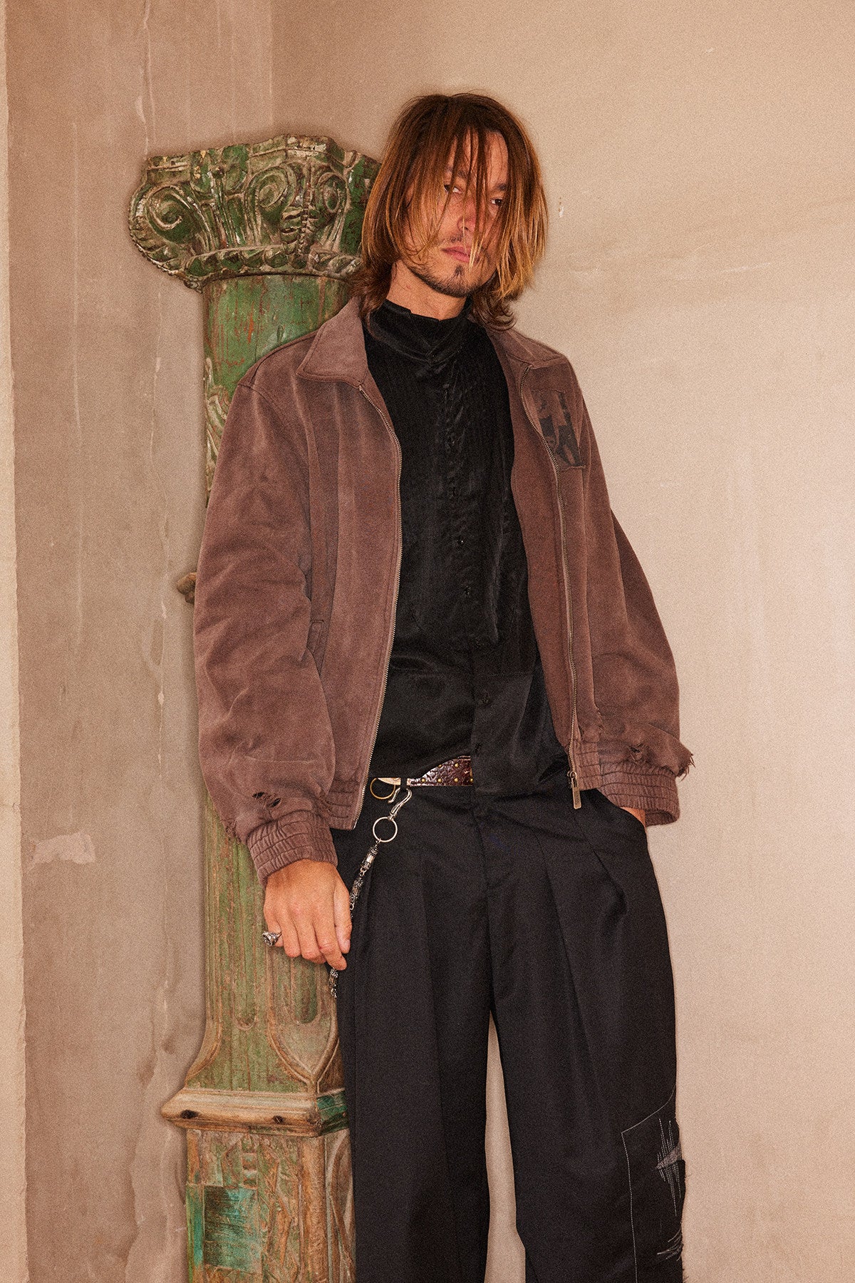 Appliqué Print Jacket