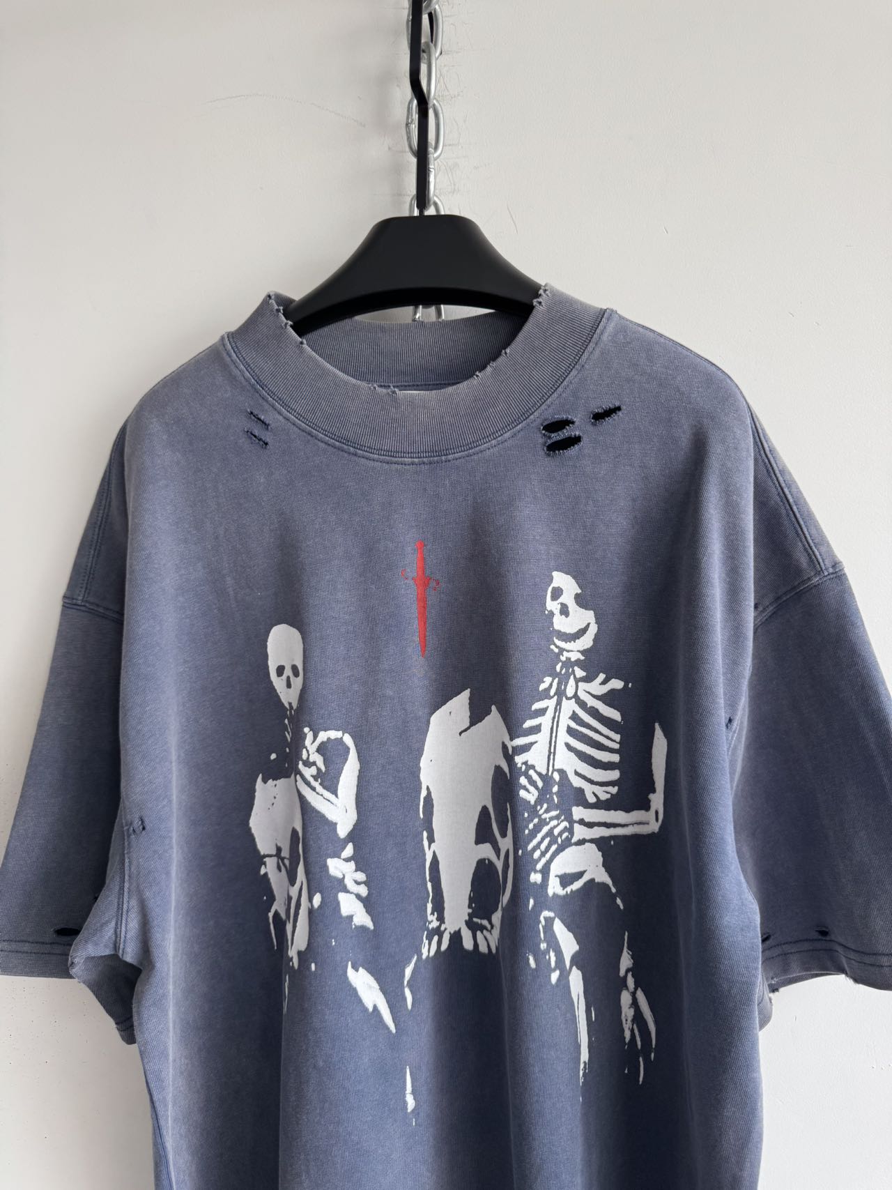 Heavy Damage Washed Wide Edge T-Shirt